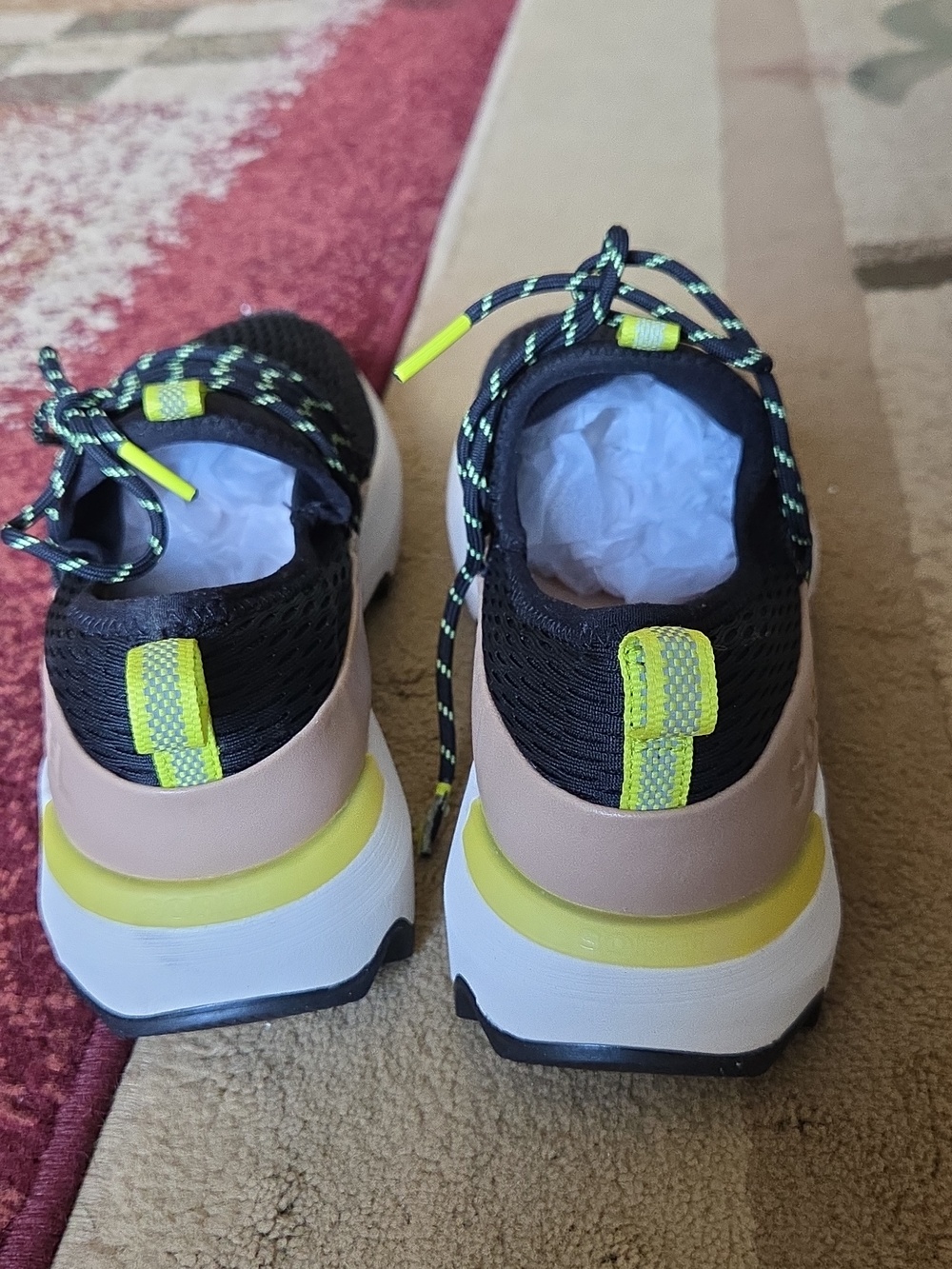 NWT! Sorel Kinetic Msrp$149 Impa Black Sea Tennis Shoes - Picture 5 of 9